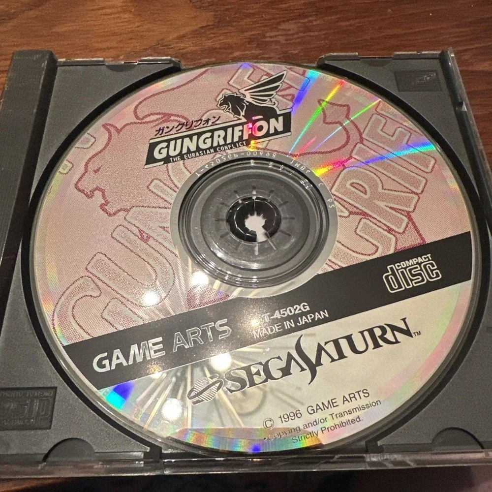 Gungriffon The Eurasian Conflict T-4502G Sega Saturn Japan Import
